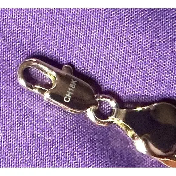 $ Plate Chain Bracelet